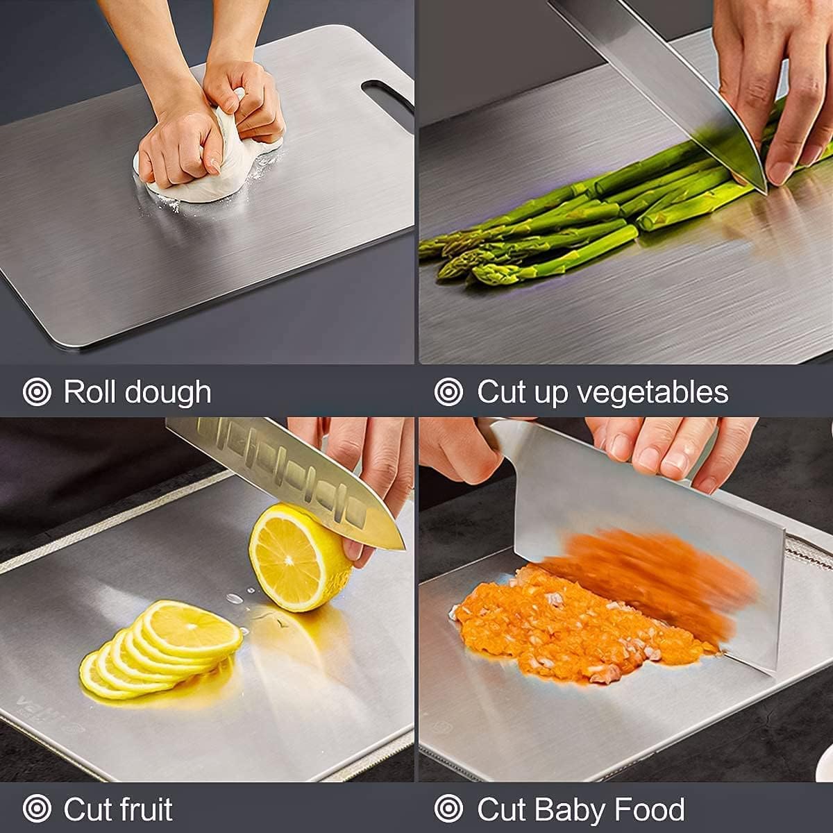 Stainless Steel 304 Counter Top Chopping Board